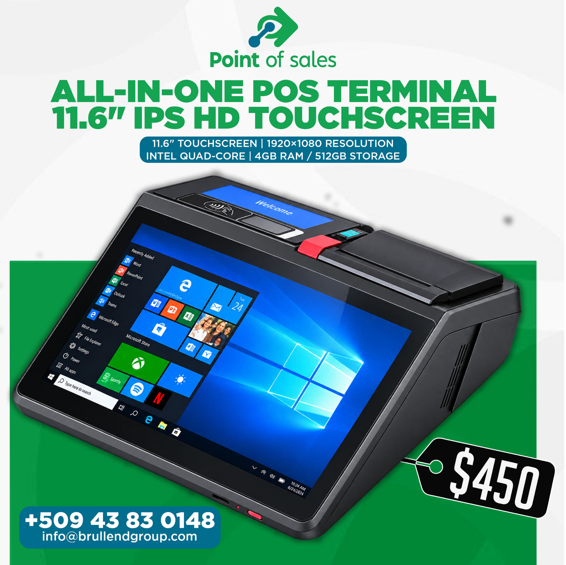 BPRO POS TABLET 11"